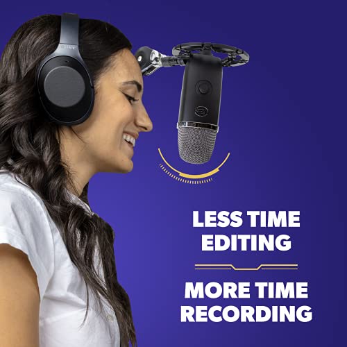 Pro Microphone Shock Mount - Mic Holder Compatible w/Blue Yeti, Snowball & Pro Microphones