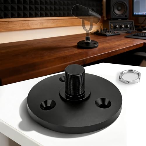 Desktop Microphone Stand for Shure MV7i/MV7x,Secure & Space-Saving Desk Stand for Shure MV7i and MV7x Podcast Mic,Detachable microphone base with locking nut - size: for Shure MV7i/MV7x