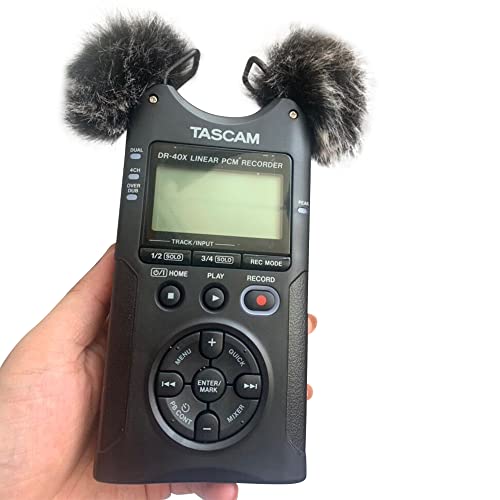 Deadcat Wind Muff for DR40 DR07 Headset Windscreen Mic Foam Covers for DR40X DR07X (Black and White) - color: Black and White
