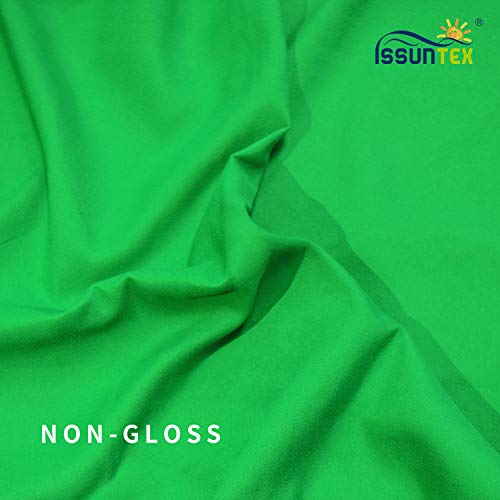 ISSUNTEX 6X9 ft Background Muslin Backdrop, Photo Studio, Collapsible High Density Screen for Video Photography and Television-Green - color: Green, size: 6X9 ft