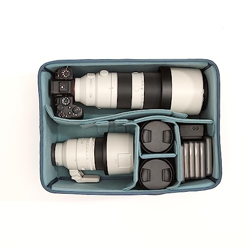 Shimoda Core Unit Large DV v2, Deep Cine And Video Camera Insert For Action X70 Backpack And DV Roller, Fits RED/Sony Style Rigs, Super Telephoto Lenses Up To 200-600mm, EVA Dividers, Support Frame - size: Large DV v2