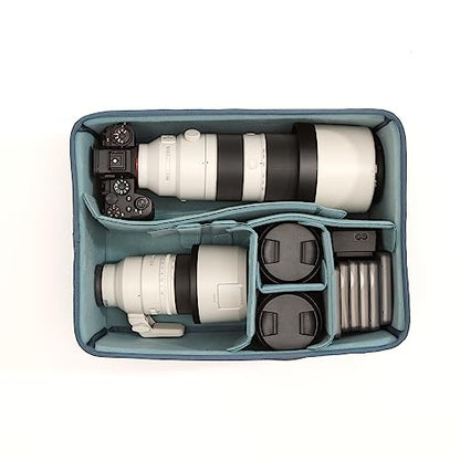 Shimoda Core Unit Large DV v2, Deep Cine And Video Camera Insert For Action X70 Backpack And DV Roller, Fits RED/Sony Style Rigs, Super Telephoto Lenses Up To 200-600mm, EVA Dividers, Support Frame - size: Large DV v2