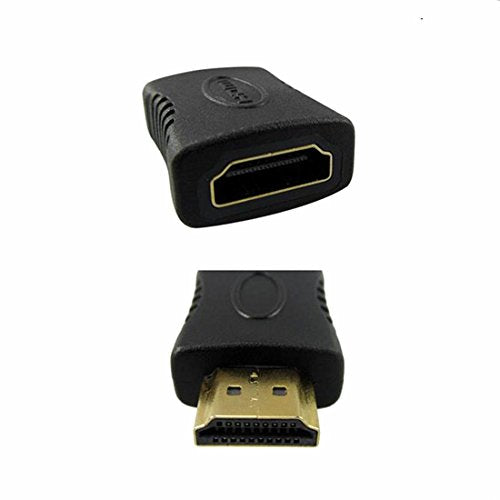HDMI Male to Female Adapter – Straight HDMI Extender Coupler, 4K UHD/1080p Support for TV, Monitor, Projector – 2-Pack