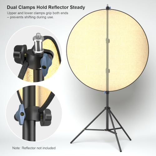 LINCO Lincostore 90“ / 7.5ft Studio Photography Photo Light Stand/Reflector Panel Stand with Reflector Holder