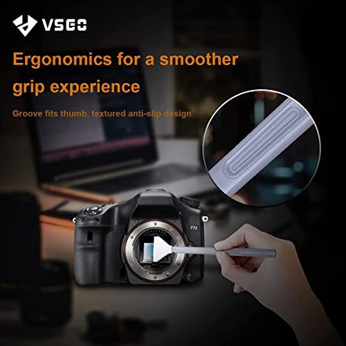 VSGO Full Frame Sensor Cleaning Kit, 12pcs Sensor Swabs & 10ml Sensor Cleaner for Nikon Sony Canon DSLR Camera Clean (VS-S03-12)