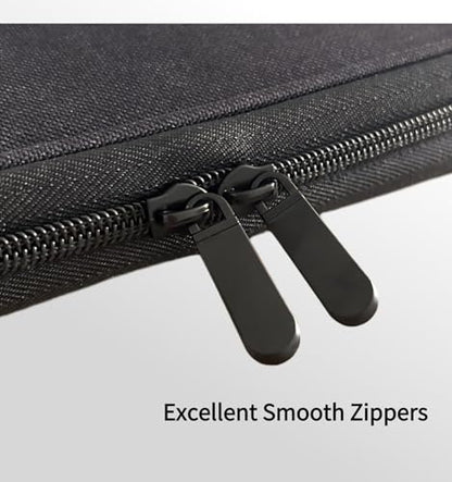 Cord Organizer Travel, Cable Bag, Electronics Organizer Travel Case, Tech Carrying Pouch, Charger Carrying Case, Tech Gifts, Black 11B