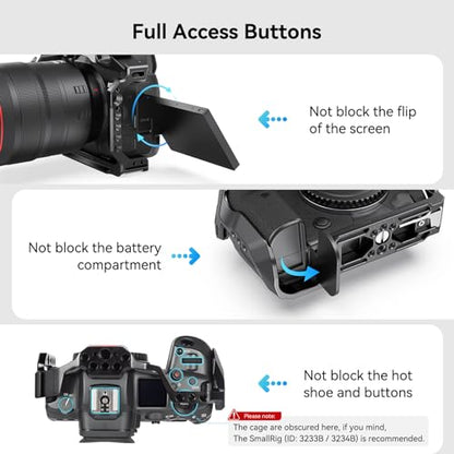SmallRig R5 R6 Camera Cage for Canon EOS R5 and R6 Camera 2982