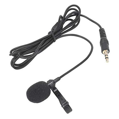 Akozon Mini Portable ClipOn Phone for Mobile Phones & Laptops - Condenser Lapel Mic for Interviews, Conferences & Voice Chats