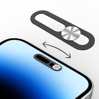 Front Camera Cover , Camera Cover Compatible with iPhone 14Pro/14Pro Max/iPhone15/15Puls/15Pro/15ProMax/iPhone16/16Pro/16Plus/16Pro Max,Webcam Cover Protector Protect Privacy and Security(2PCS,Silver) - color: Silver