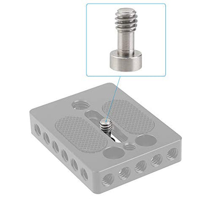 CAMVATE 1/4"-20 Camera Screw with Hexagon Socket Head for Tripod Baseplate | 5 Pieces