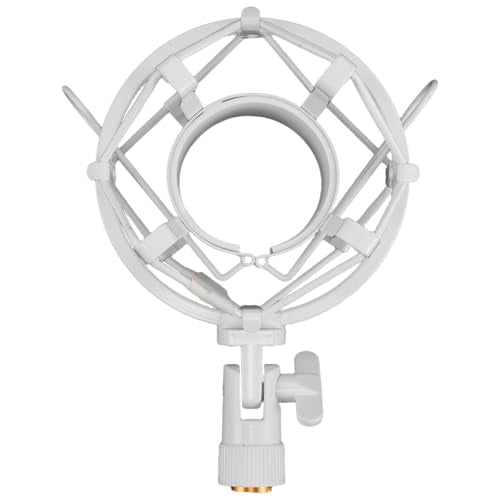 ERINGOGO Microphone Shock Mount: Anti Shock Mic Holder Bracket - Anti-Vibration Suspension Mount Holder Clip for Diameter 47mm-52mm Microphone