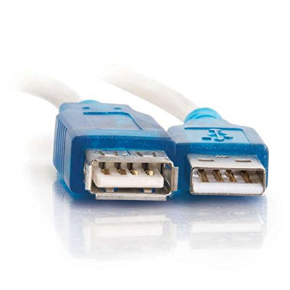 16.4ft (5m) USB 2.0 A Male to A Female Active Extension Cable - color: Beige, size: 16.4 Feet, style: USB A Male to A Female