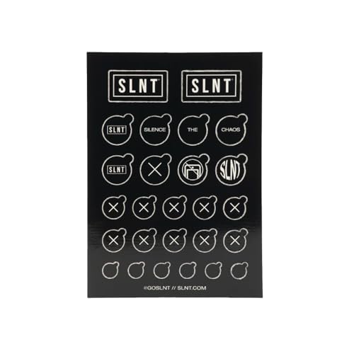 SLNT Privacy Stickers for Camera - Reusable Laptop, Webcam & Phone Stickers | Adhesive Vinyl Material, Peel-and-Apply Installation, 26-Pack Bundle, Universal Device Compatibility