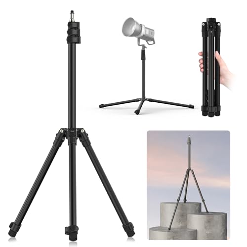 Ulanzi TT43 Extendable Photography Light Stand, Adjustable 6.23ft Aluminum Tripod, Reversible Portable Studio Lighting Tripod for Continute Output Lighting/Strobe Light/Webcams/Cameras/Softbox
