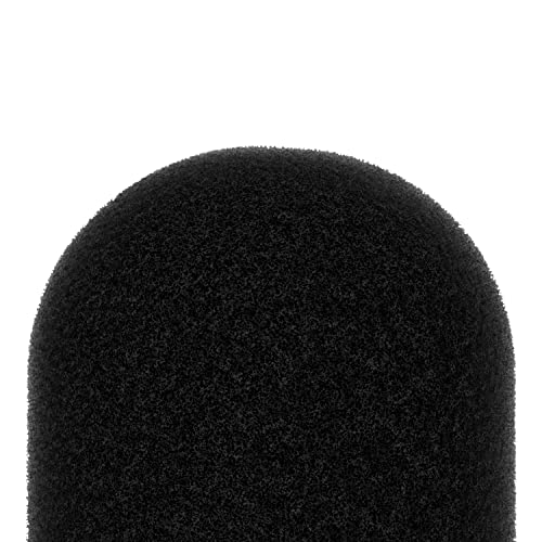 Cubilux Foam Cover for Lavalier Lapel Microphone, Windscreen for Mini Clip-On Lav MIC, 10-Pack 10mm - color: Foam Cover, 10-Pack