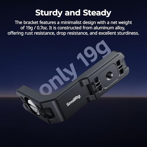 SMALLRIG Vertical-Horizontal Mount Support for Insta360 X5 / X4 Air / X4 / X3, Vertical Bracket Quick Release Mount with 1/4''-20 Thread - 5824 - style: Vertical Bracket