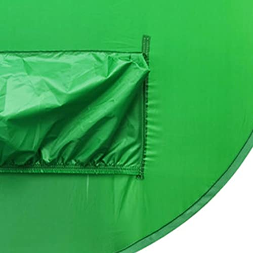 Portable Green Screen Chair Background for Video Chat, 142cm Light Absorbing Fabric, Thicker Frame Design, Elastic Cover, Folding and Portable