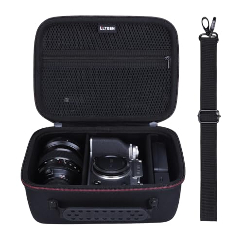 L LTGEM Case Compatible with Fujifilm X-T30 III/X-E5/X-M5/X-T5/X-T50/X-S20 Mirrorless Digital Camera, Lens and Accessories, Hard Travel Carrying Camera Case for Fujifilm X-T30 III