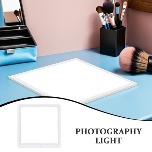 Artibetter LED Photography Light Panel Portable for Video Recording and Streaming, Touch Control Continuous Lighting, 30cm White Light for Indoor Studio Filming