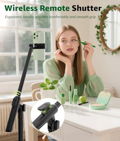 360° Rotatable Extension Arm, Adjustable Tripod Stand for iPhone17, Video Recording, Photography, Live Streaming