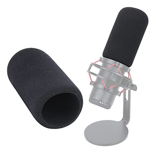 For HypherX QuadCast Pop Filter - Windscreen Compatible with HyperX QuadCast Reduce Mic Noises, Mic Foam Cover Improved Sound Quality - color: PF_Hy_QC_Fm_01