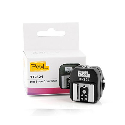 Pixel TF-321 Pixel e-TTL Flash Hot Shoe to Pc Adapter for Canon DSLRs and Flashguns