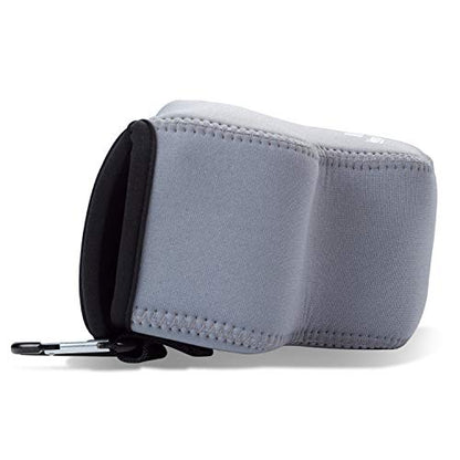 MegaGear MG1957 Ultra Light Neoprene Camera Case Compatible with Sony Alpha 7C, A7 C, A7C II, A7C (18-55mm) - Gray - color: Gray