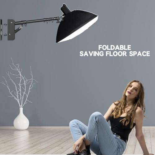 Wall Mount Triangle Boom Arm 51.2inch (43.3)