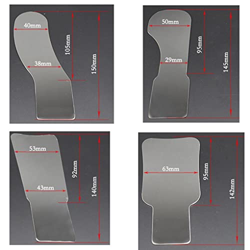 Dental Photography Mirrors Anti-Fog Intraoral Mirrors with LED Handle, Double-Sided Reflector Orthodontics Mirror Dental Care Kits