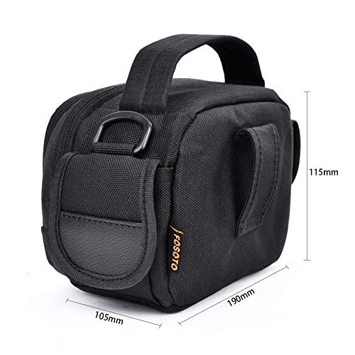 FOSOTO Camcorder Cases Bag Compatible Canon VIXIA HF Panasonic Video Camera | for Canon VIXIA HF R800 R700,Sony HDR-CX405 CX675 CX670 SR12 FDRAX53,Panasonic HC-V770 HC-V180 HD