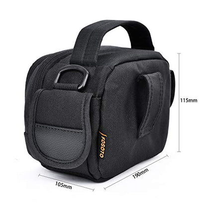 FOSOTO Camcorder Cases Bag Compatible Canon VIXIA HF Panasonic Video Camera | for Canon VIXIA HF R800 R700,Sony HDR-CX405 CX675 CX670 SR12 FDRAX53,Panasonic HC-V770 HC-V180 HD