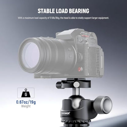 NEEWER 2 Pack Quick Release Plate Kit, 38mm QR Camera Mounting Adapter Compatible with Arca Swiss, Tripod Mount to Shoulder Strap Quick Switch Anti Off with Washers, QPR-5C - style: QPR-5C