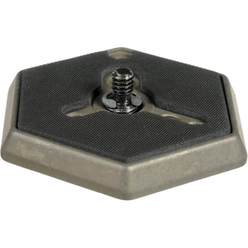 Manfrotto 030- 14 Replacement Hexagonal Quick Release Plate with 1/4- 20 Thread