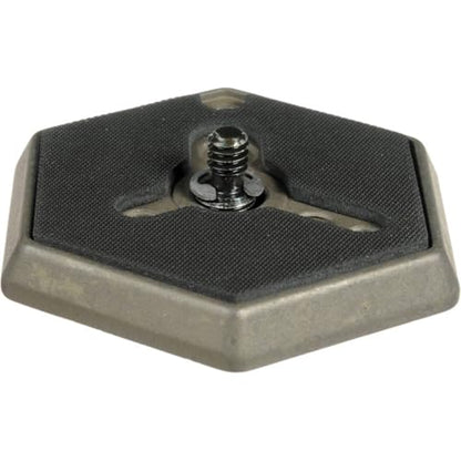 Manfrotto 030- 14 Replacement Hexagonal Quick Release Plate with 1/4- 20 Thread
