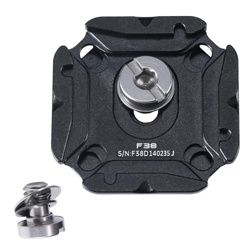 F38 Quick Release Plate V2,Compatible with Arca Swiss, Anti-Slip Plate for DSLR/Mirroless Camera -3301 - size: F38 QR Plate V2 only