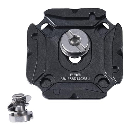 F38 Quick Release Plate V2,Compatible with Arca Swiss, Anti-Slip Plate for DSLR/Mirroless Camera -3301 - size: F38 QR Plate V2 only
