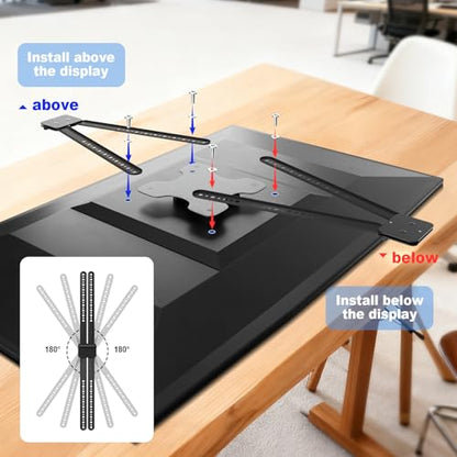 939-001498 TV Mount for Logitech MeetUp HD Video and Audio Conferencing System, TV Mount Compatible with Logitech MeetUp, VESA Standard with Alternating 8mm and 6mm Holes, Part Number 939-001498