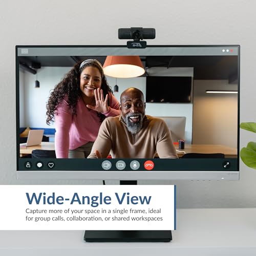 Cyber Acoustics CA Essential Super HD Webcam (WC-3000) USB Webcam, 5MP Super HD Video up to 2592x1944 at 30fps, Autofocus & Light Correction, Dual Omnidirectional Mics - size: WC-3000