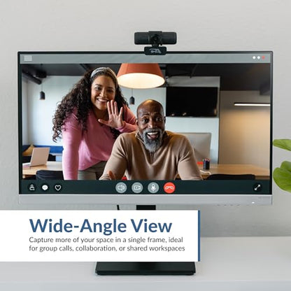 Cyber Acoustics CA Essential Super HD Webcam (WC-3000) USB Webcam, 5MP Super HD Video up to 2592x1944 at 30fps, Autofocus & Light Correction, Dual Omnidirectional Mics - size: WC-3000