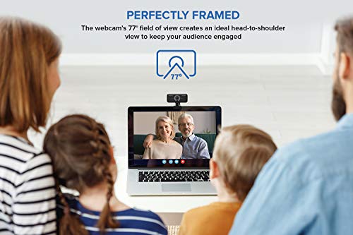 Creative Live! Cam Sync 1080p V2 Full HD Wide-Angle USB Webcam with Auto Mute and Noise Cancellation for Video Calls, Improved Dual Built-in Mic, Privacy Lens Cap, Universal Tripod Mount… - style: 1080p with SmartComms Kit