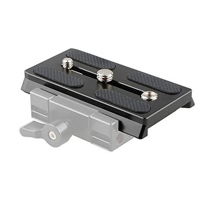 CAMVATE Camera Quick Release Base Plate with 1/4" & 3/8" Threads Compatible with Manfrotto577/ 501/504 Tripod - 2149