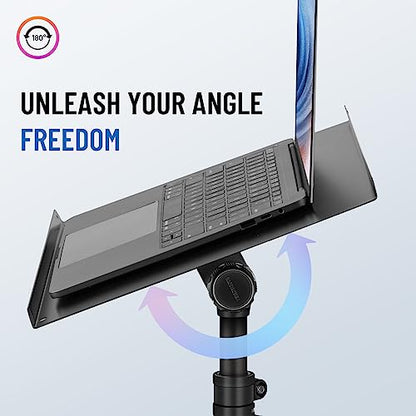CAHAYA Projector Stand Tripod Adjustable - Stable for Tablets Phones Book Height 26" to 51.5" Multifunctional Laptop DJ Rack Stand Portable for Outdoor Movies CPS0331 - style: Tripod Projector Stand