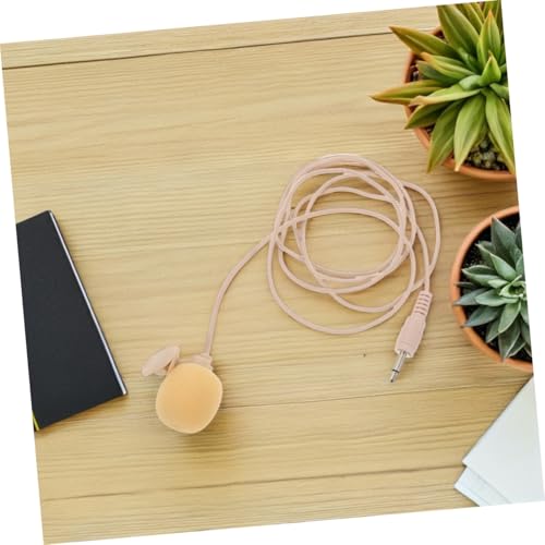 SUPVOX Mini Lavalier Condenser Microphone with Plug Portable Clip Mic for Interviews Vlogging and Meetings Noise Reduction for Audio Recording