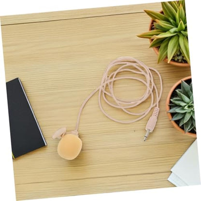 SUPVOX Mini Lavalier Condenser Microphone with Plug Portable Clip Mic for Interviews Vlogging and Meetings Noise Reduction for Audio Recording