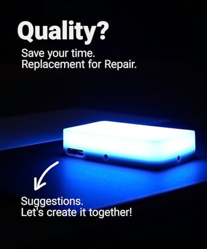 ORLN'K Portable RGB Video Light 10W 4000mAh, LED Video Light Panel with Soft Diffuser for Photographer, Content Creator Fits iPhone, for Sony Canon Nikon Fuji Panasonic Cameras (Tripod Combo) - style: 7in1 TripodCombo