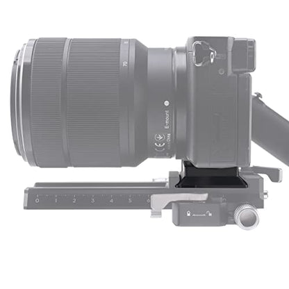 FocusFoto Upper Quick Release Baseplate QR Plate for DJI Ronin RS2 RSC2 RS3 Pro RS4 Pro RS 4 Mini Gimbal Stabilizer Arca-Swiss Standard Camera Tripod Ballhead (Standard Version)