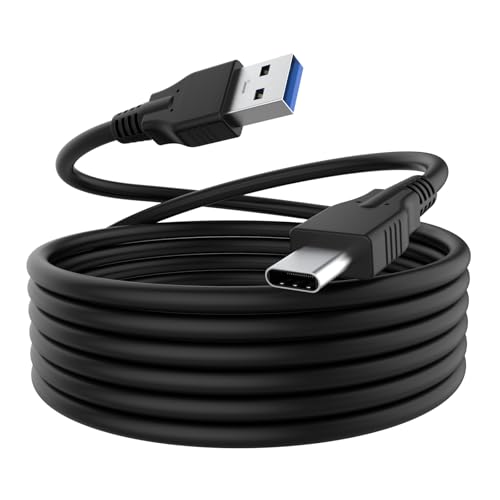 USB C 3.0 Cable Photo Transfer Cable Compatible with Canon EOS RP, EOS R, R5, R6, EOS R8, R50,R100 Camera for Nikon ZFC Z6 Z7 D6 D780, Compatible with Olympus E-M1 Mark III Mark Ⅱ Camera(3.3FT, Black)