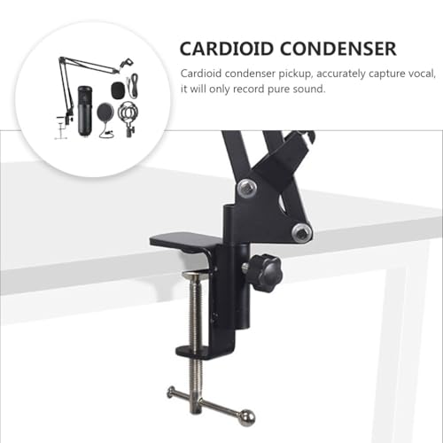 USB Streaming Microphone Cardioid Condenser Microphone for Recording Gaming Podcasting Broadcasting and Home Studio with Volume Control Knob for Pc and Laptop Use