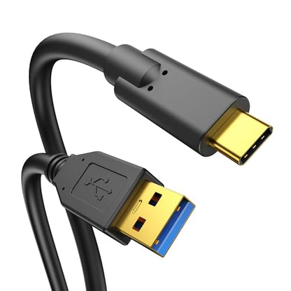 32ft USB-A to USB-C High-Speed Data Transfer Cable with Dual Magnetic Rings – Camera Connection Cable with Signal Boosting, Compatible with Hard Drives, Canon, Sony, Fujifilm, Nikon DSLR Cameras - color: Black, size: 32.8ft