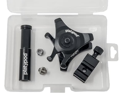 Platypod Super Adapter Survival Kit – Multi-Mount Camera Support Accessories for Hot Shoe, Tripods, Platypod Systems, and Photography Gear